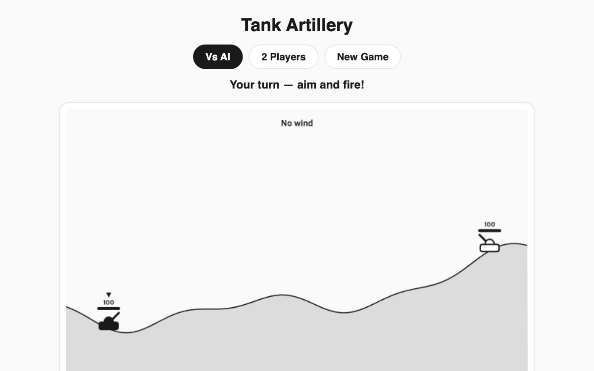 Tank Artillery screenshot