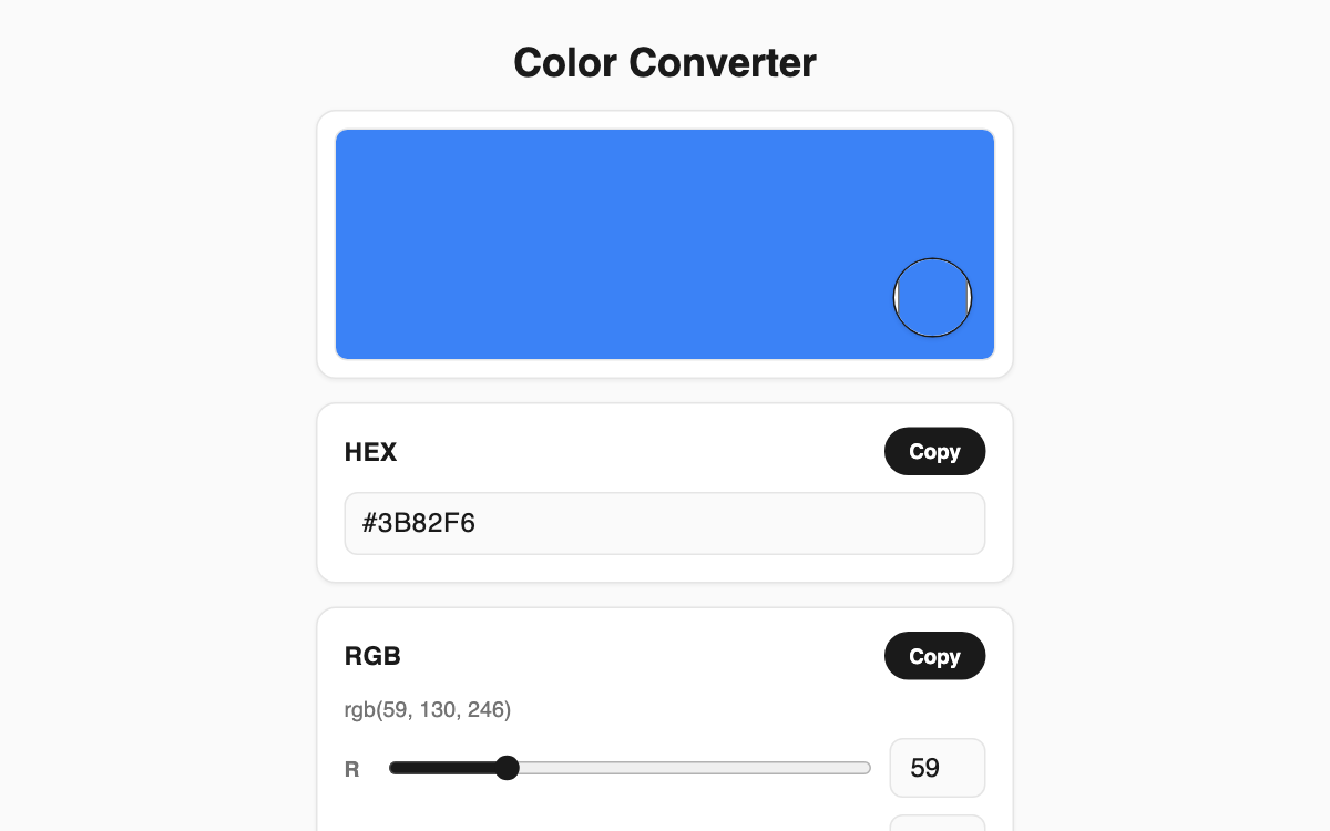 Color Converter screenshot